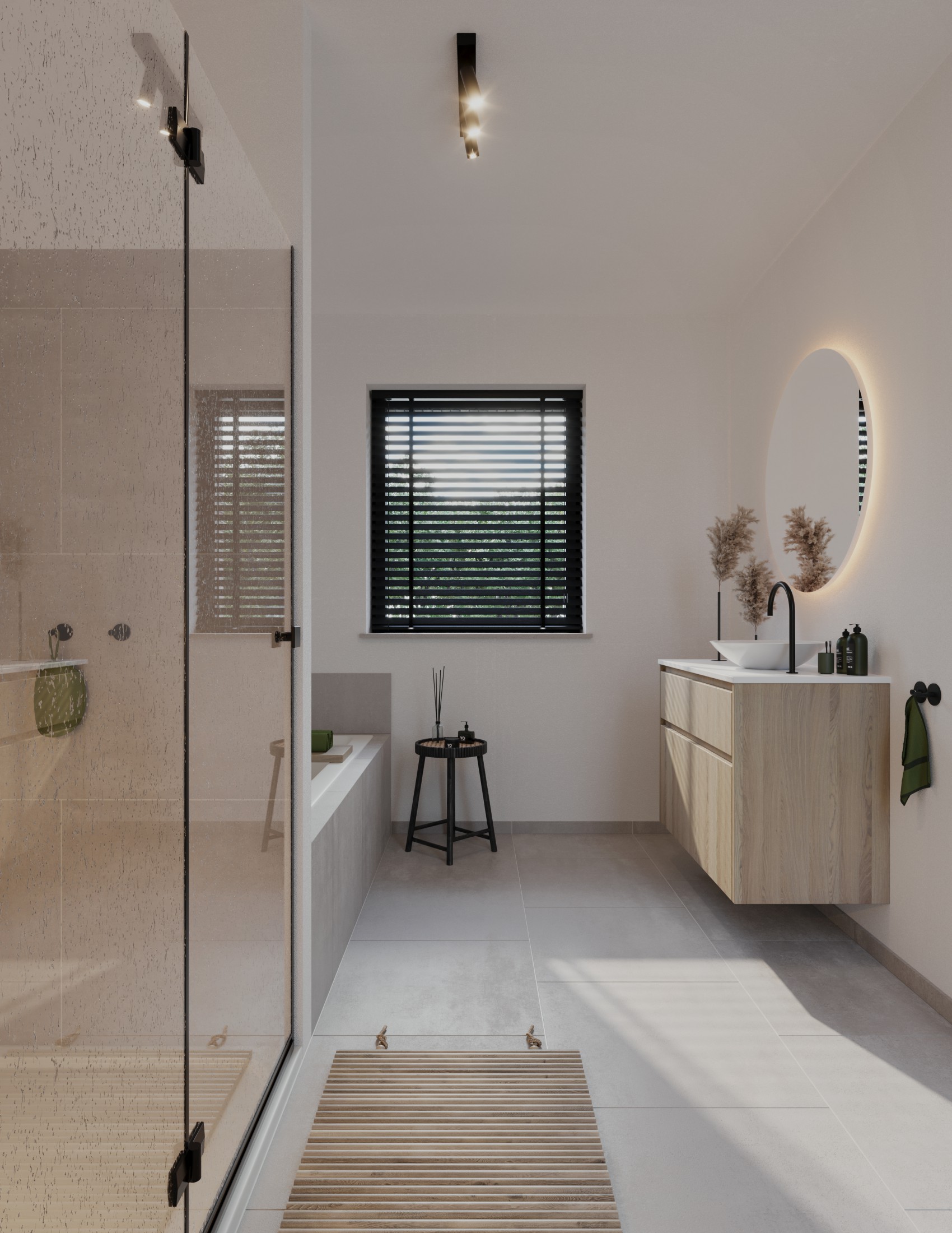 Trendy badkamerconcept
